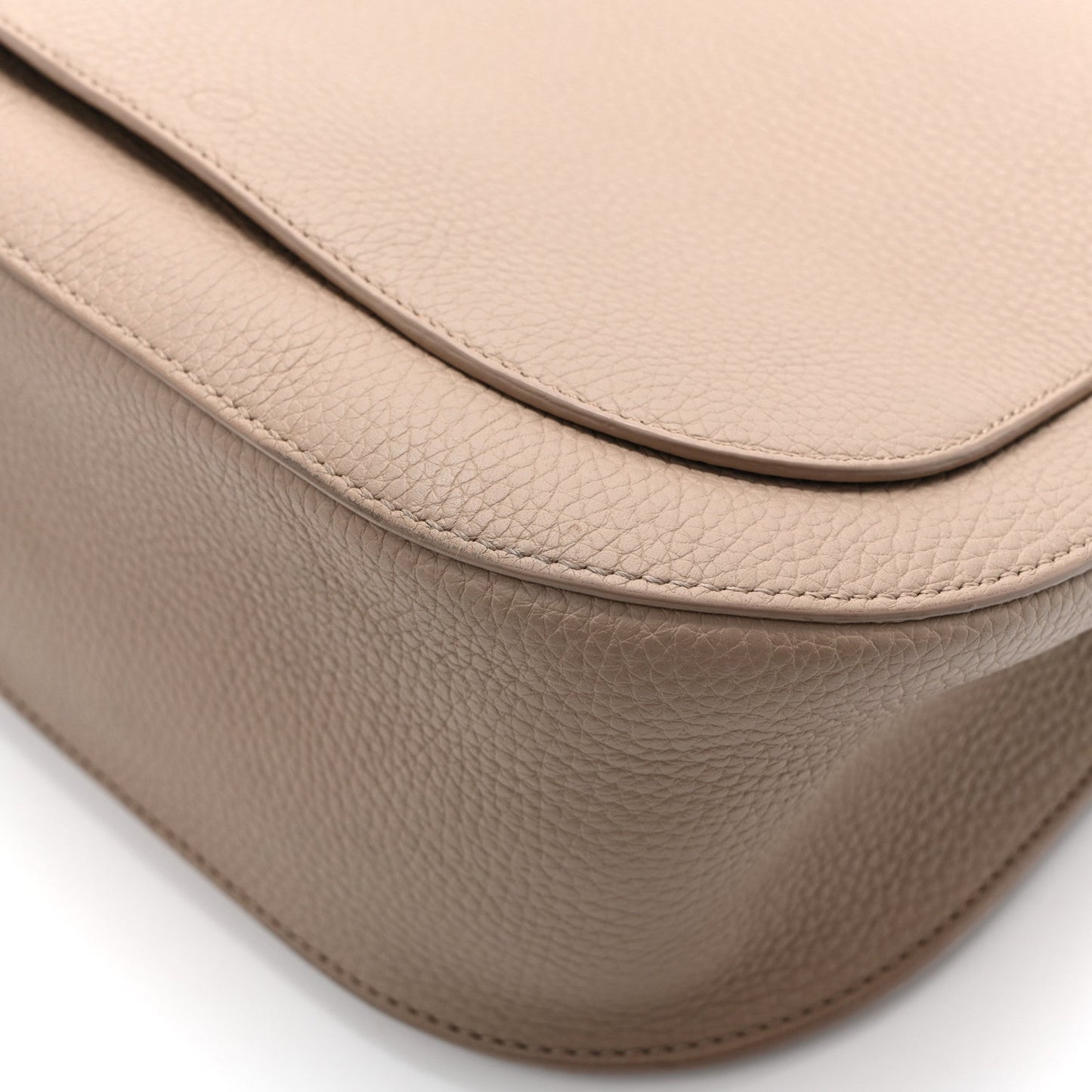 Grained Calfskin Hunting Bag II Stone