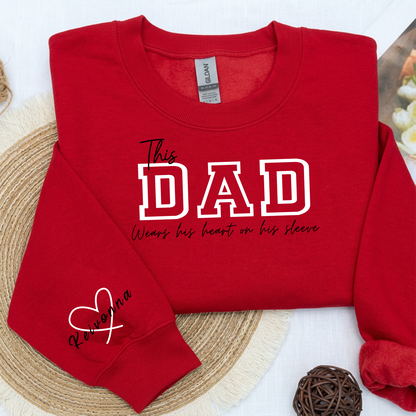 Wear Your Heart on Your Sleeve – Personalized Print Mama Sweatshirt with Kids’ Names | for Mom Mother's Day Gift