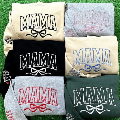 Custom Embroidered Comfort Colors Grandma and Grandpa Sweatshirt, Gift for Grandma/Grandpa