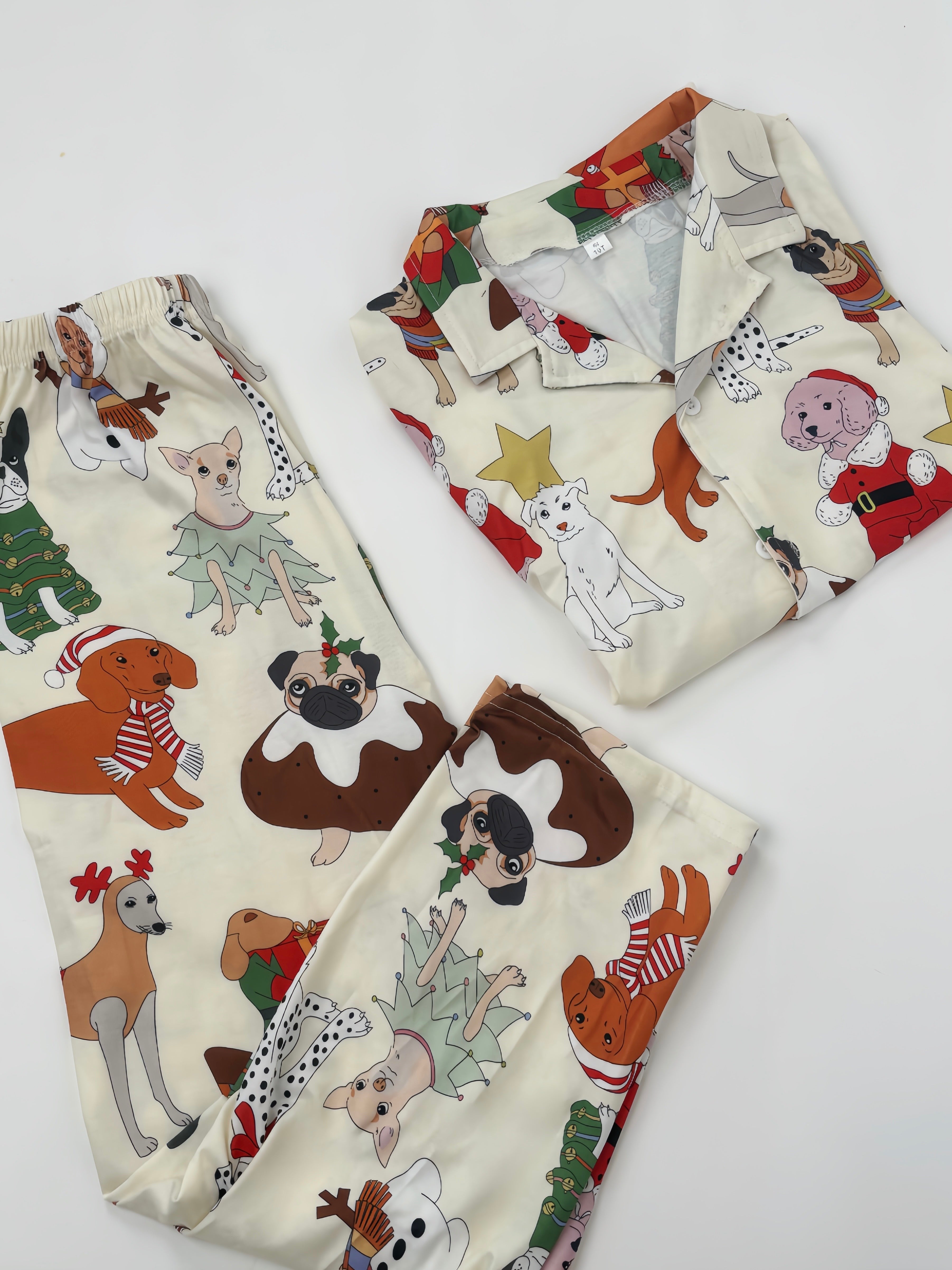 Merry Pups-Family Matching Christmas Pajamas