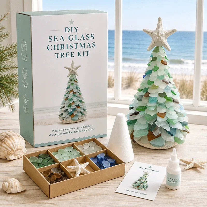 DIY Sea Glass Christmas Tree Kit