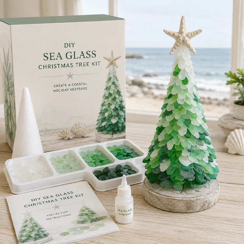 DIY Sea Glass Christmas Tree Kit