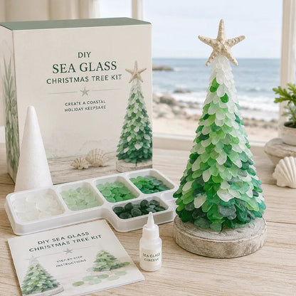 DIY Sea Glass Christmas Tree Kit