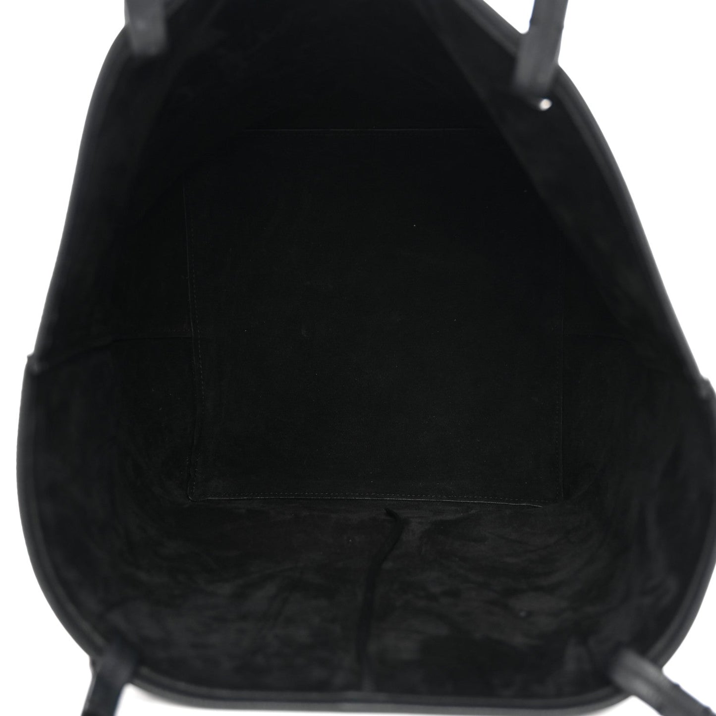 Grained Calfskin Park Tote Three Black