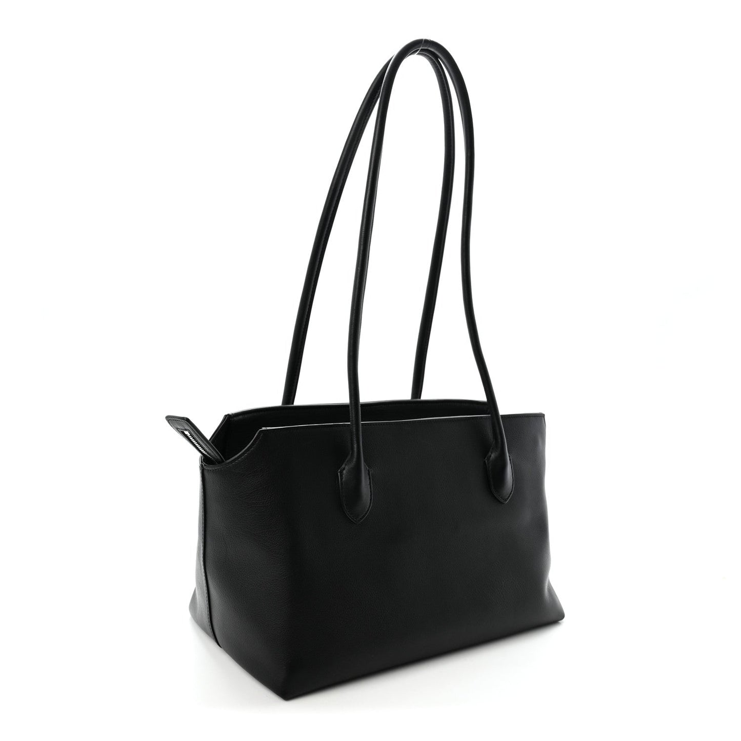 Grained Calfskin Terrasse Bag Black