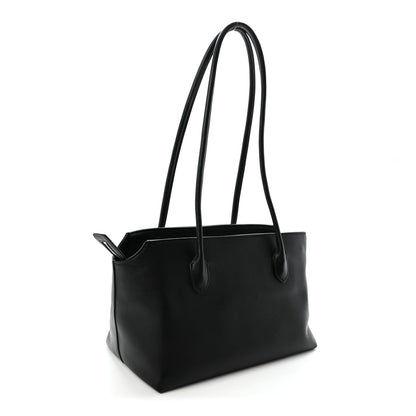 Grained Calfskin Terrasse Bag Black