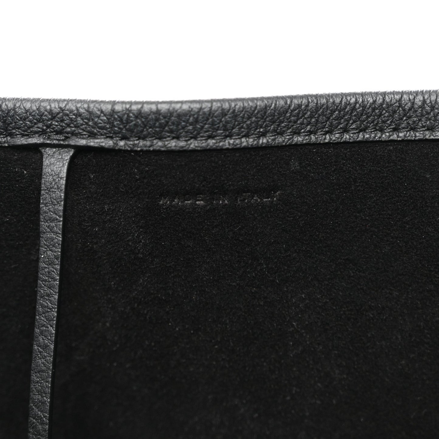 Grained Calfskin Park Tote Three Black