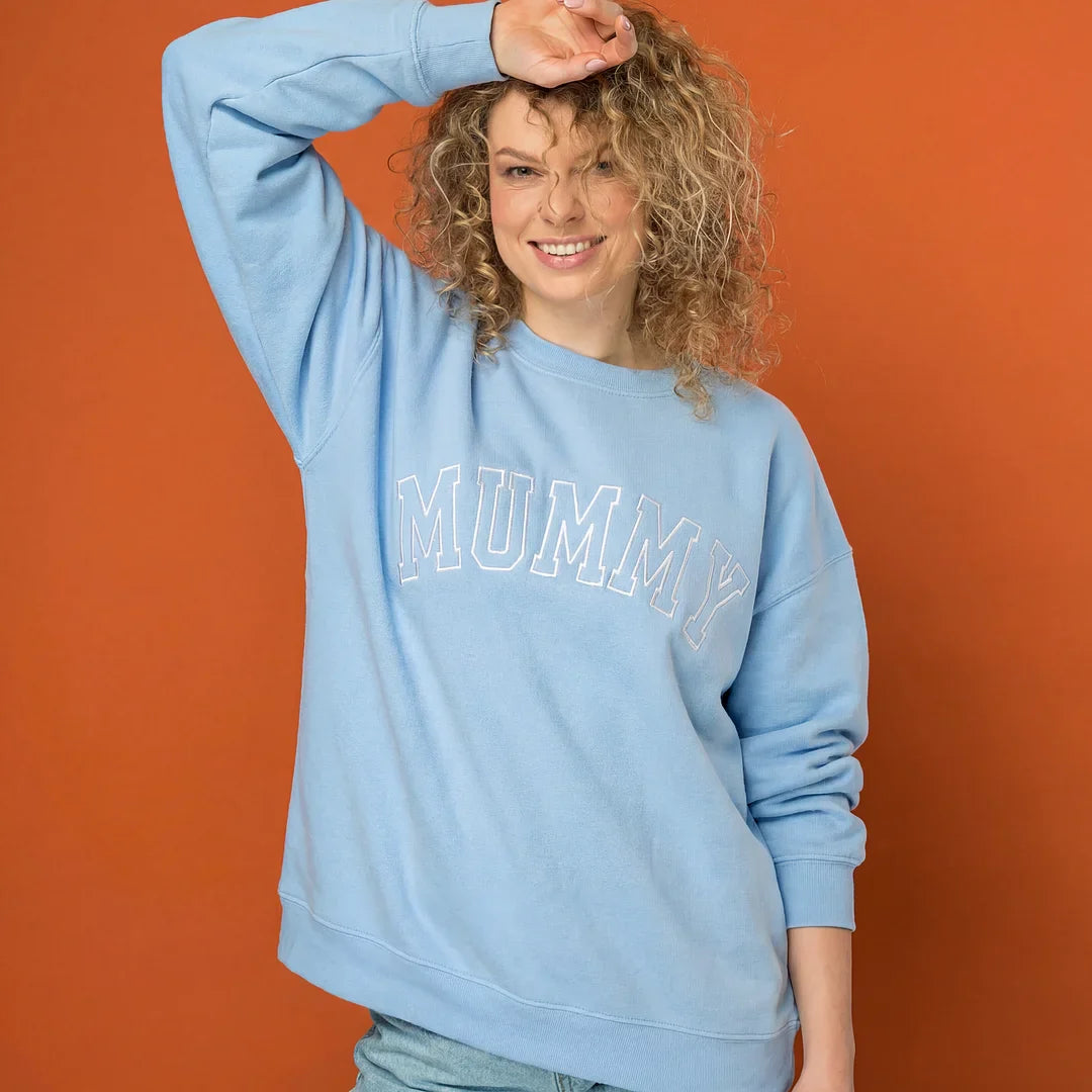 Custom Embroidered Comfort Colors Grandma and Grandpa Sweatshirt, Gift for Grandma/Grandpa