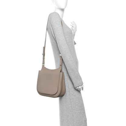 Grained Calfskin Hunting Bag II Stone