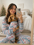 Frosted Snowflakes-Family Matching Christmas Pajamas