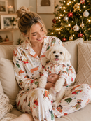 Holiday Pawprints -Family Matching Christmas Pajamas