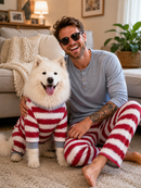 Sweet Holiday Stripes-Family Matching Christmas Pajamas