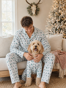 Piney Nights-Family Matching Christmas Cardigan Pajamas