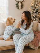 Piney Nights-Family Matching Christmas Cardigan Pajamas