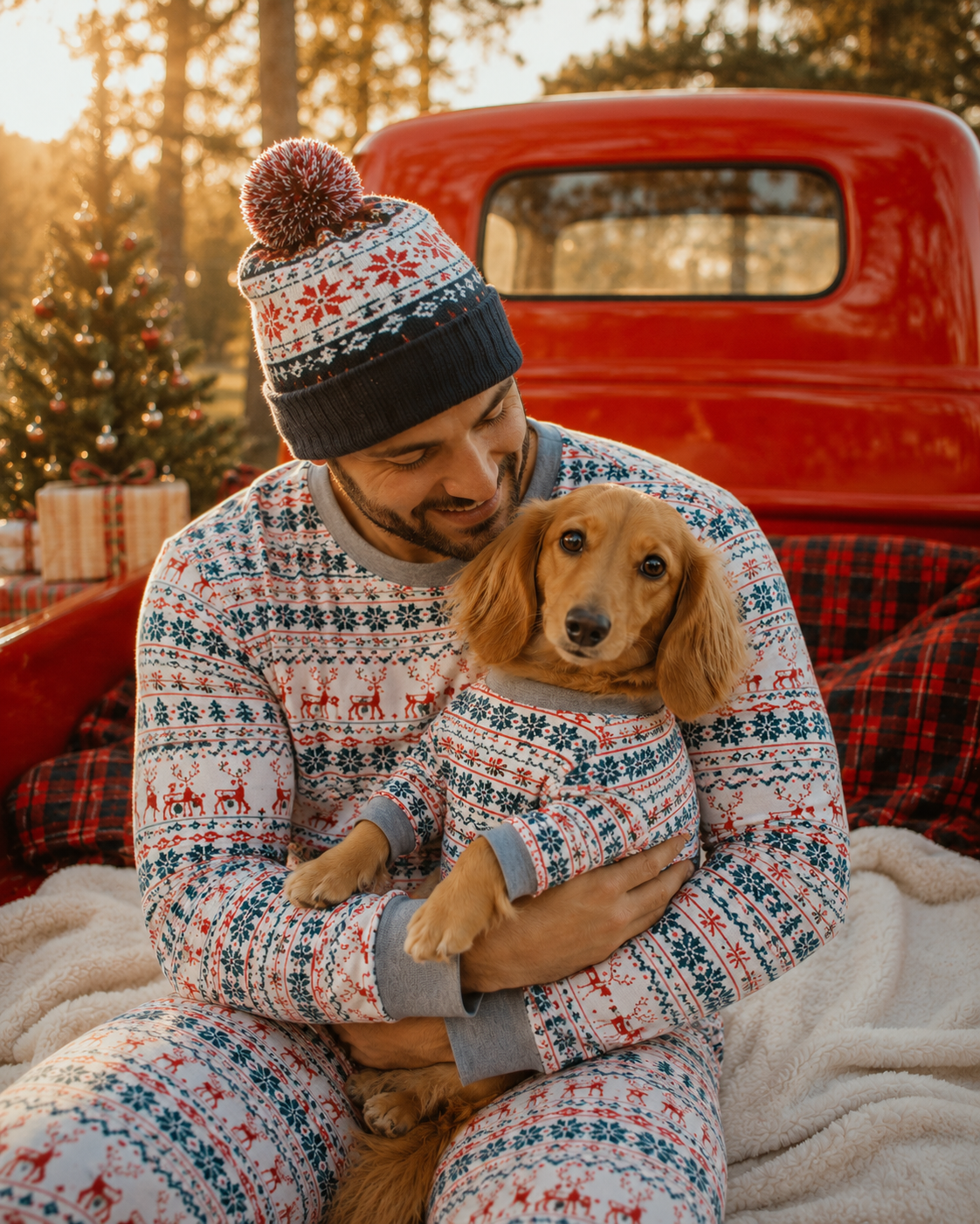 Frosted Snowflakes-Family Matching Christmas Pajamas