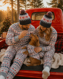 Frosted Snowflakes-Family Matching Christmas Pajamas
