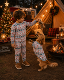 Frosted Snowflakes-Family Matching Christmas Pajamas