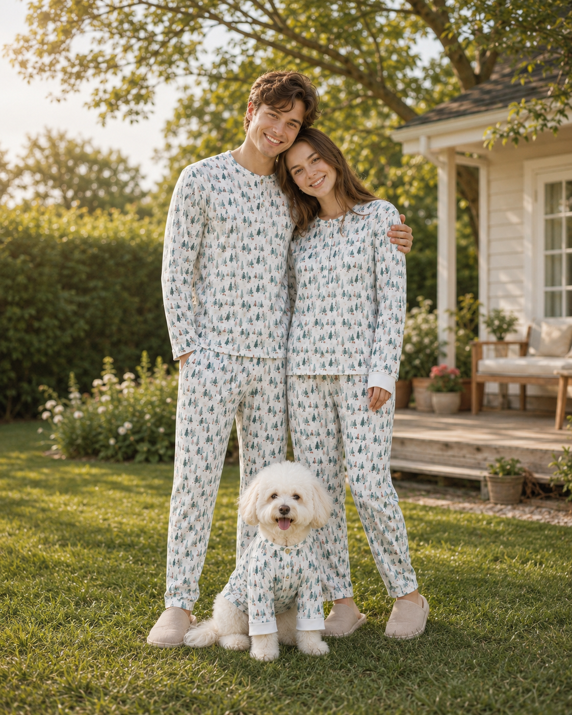 Winter Pines-Family Matching Christmas Pajamas
