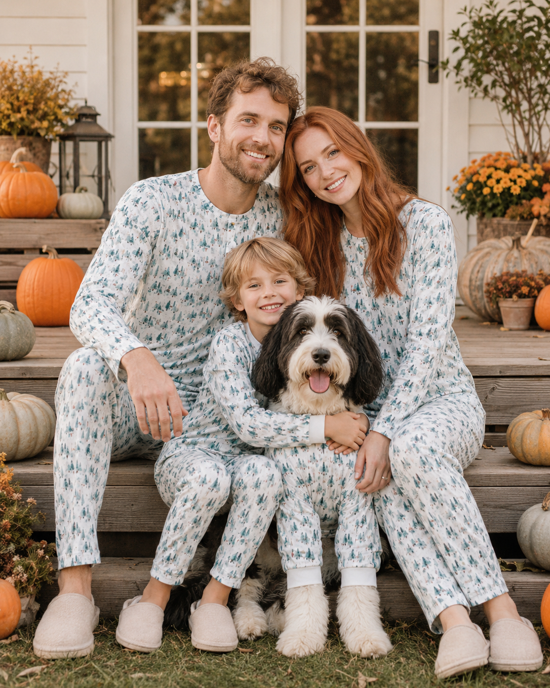 Winter Pines-Family Matching Christmas Pajamas
