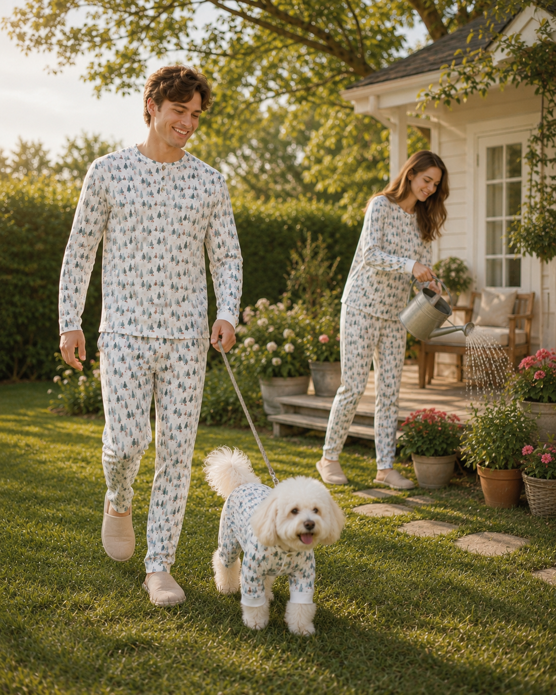 Winter Pines-Family Matching Christmas Pajamas