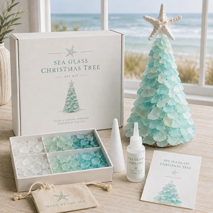 DIY Sea Glass Christmas Tree Kit
