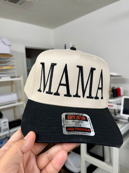 Custom MAMA Embroidered Hat