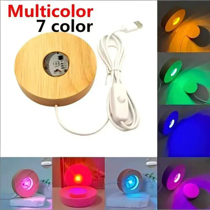 Dad & Me Fist Bump Crystal Ball Lamp - Personalized LED Night Light for Dad, Daddy, Papa, Father