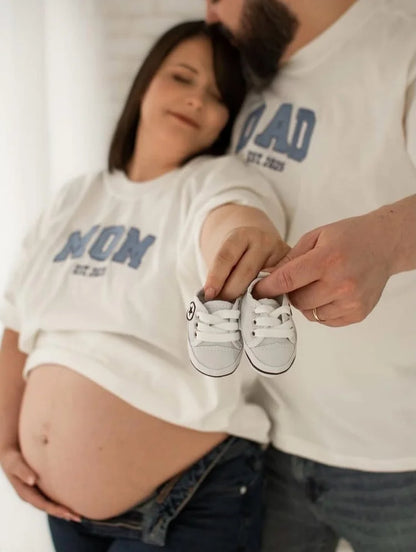 Custom Dad Mom Embroidered Sweatshirt Nickname Date Stitch Gift For Parents