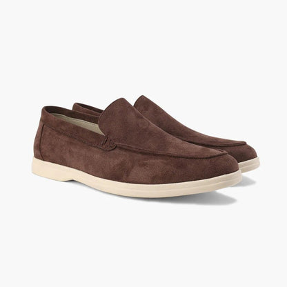 Men's Orthopedic Suede Loafers | Classic Wide Fit Slip-On Comfort Shoes