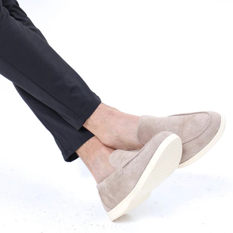 Men's Orthopedic Suede Loafers | Classic Wide Fit Slip-On Comfort Shoes