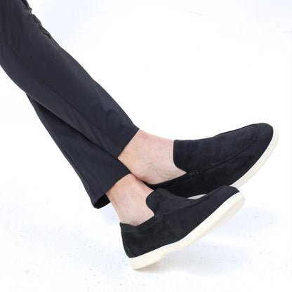Men's Orthopedic Suede Loafers | Classic Wide Fit Slip-On Comfort Shoes