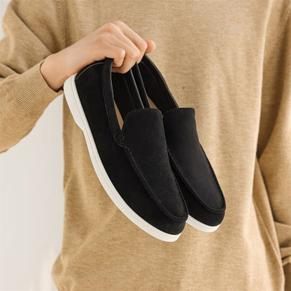 Men's Orthopedic Suede Loafers | Classic Wide Fit Slip-On Comfort Shoes