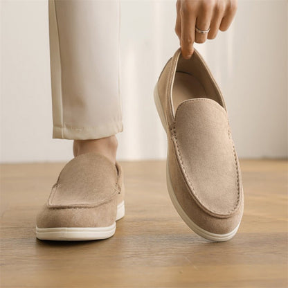 Men's Orthopedic Suede Loafers | Classic Wide Fit Slip-On Comfort Shoes