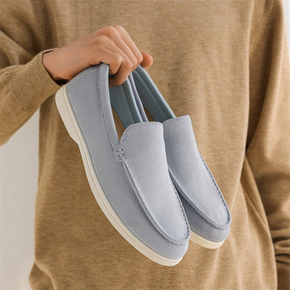 Men's Orthopedic Suede Loafers | Classic Wide Fit Slip-On Comfort Shoes