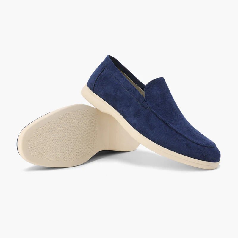 Men's Orthopedic Suede Loafers | Classic Wide Fit Slip-On Comfort Shoes