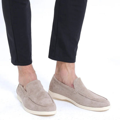 Men's Orthopedic Suede Loafers | Classic Wide Fit Slip-On Comfort Shoes