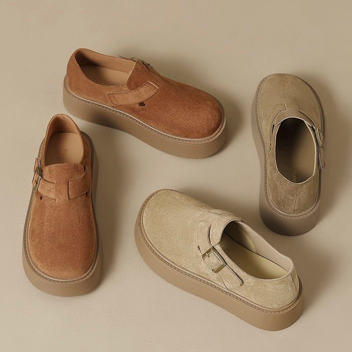 Women's Retro Platform Clogs with Arch Support | Wide Fit Comfort Shoes