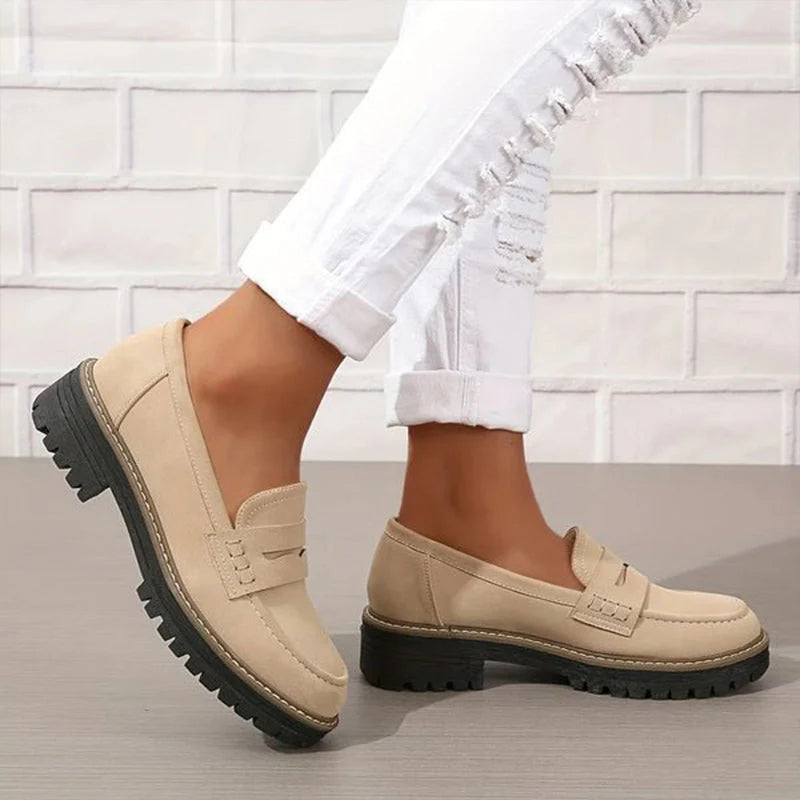 Women's Platform Loafers | Chunky Sole Comfort with Arch Support