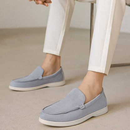 Men's Orthopedic Suede Loafers | Classic Wide Fit Slip-On Comfort Shoes