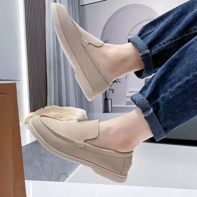 Men's Orthopedic Suede Loafers | Classic Wide Fit Slip-On Comfort Shoes