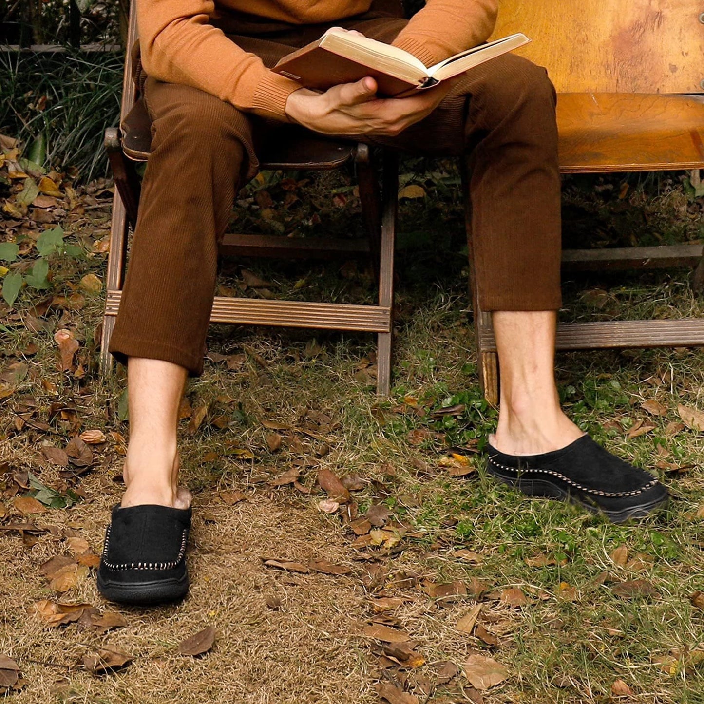 Men’s Orthopedic House Slippers – Soft Arch Support Design