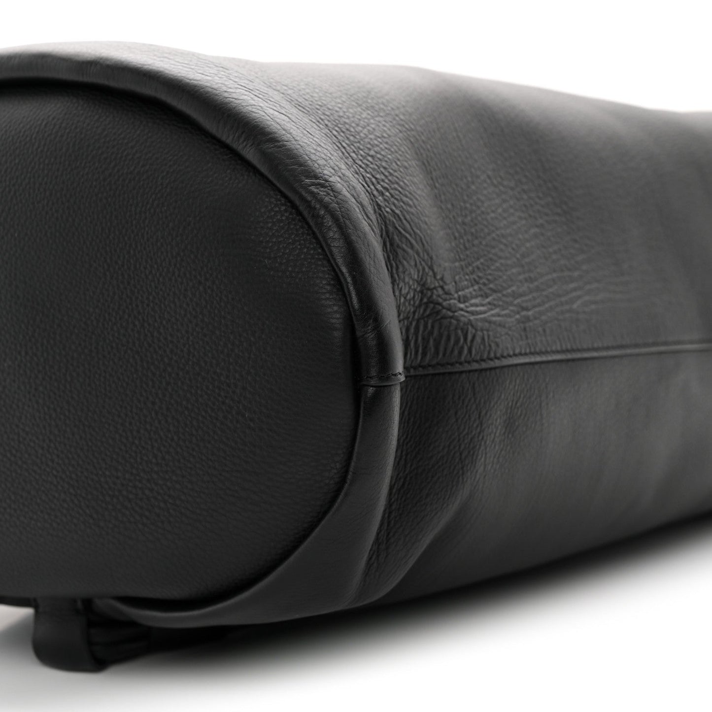 Grained Calfskin Joe Backpack Black