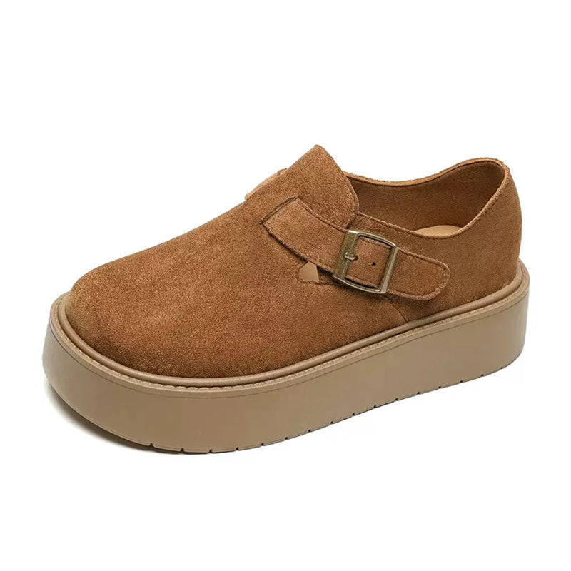 Women's Retro Platform Clogs with Arch Support | Wide Fit Comfort Shoes